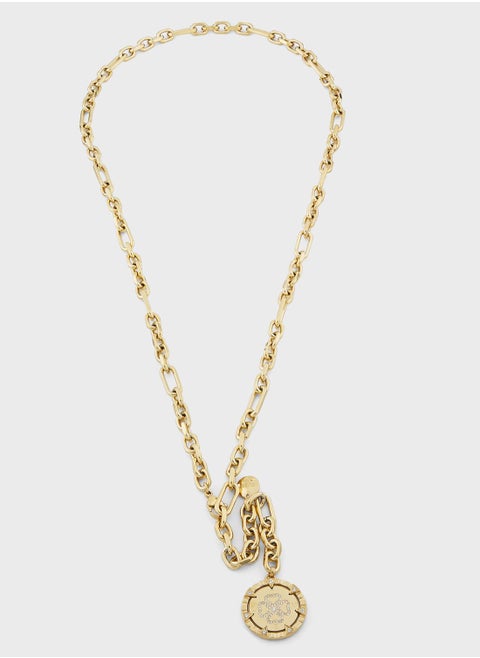 Round Harmony Double Layered Necklace