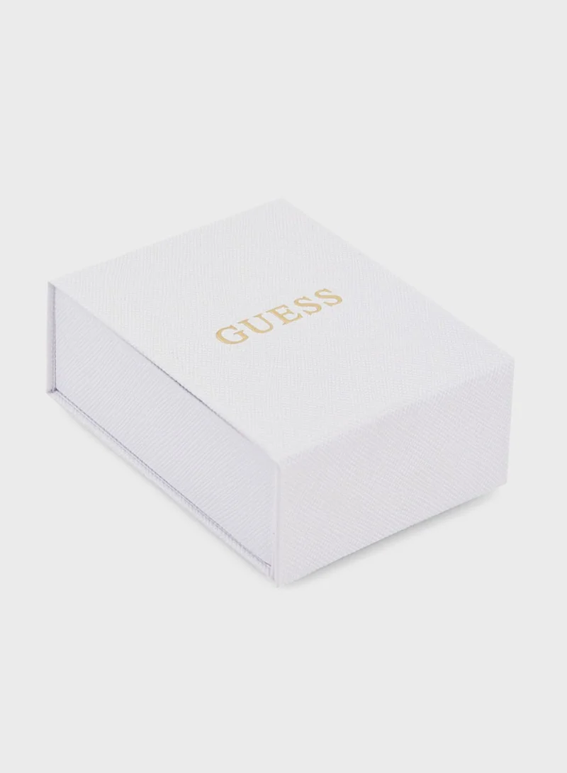 GUESS Round Harmony Double Layered Necklace