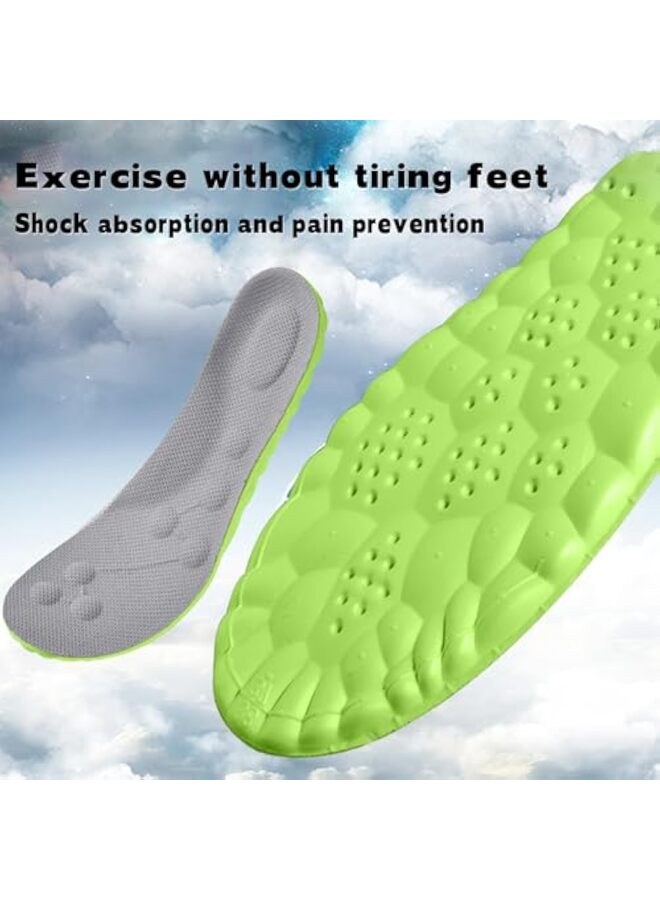 LAMAY Cloud Comfort Insoles for Men Women Ultra-Soft Shoe Soles with Memory Foam Cushioning Arch Support Inserts with Gel Pad for Running Walking Boot Shoes 37-38CM - Image 5