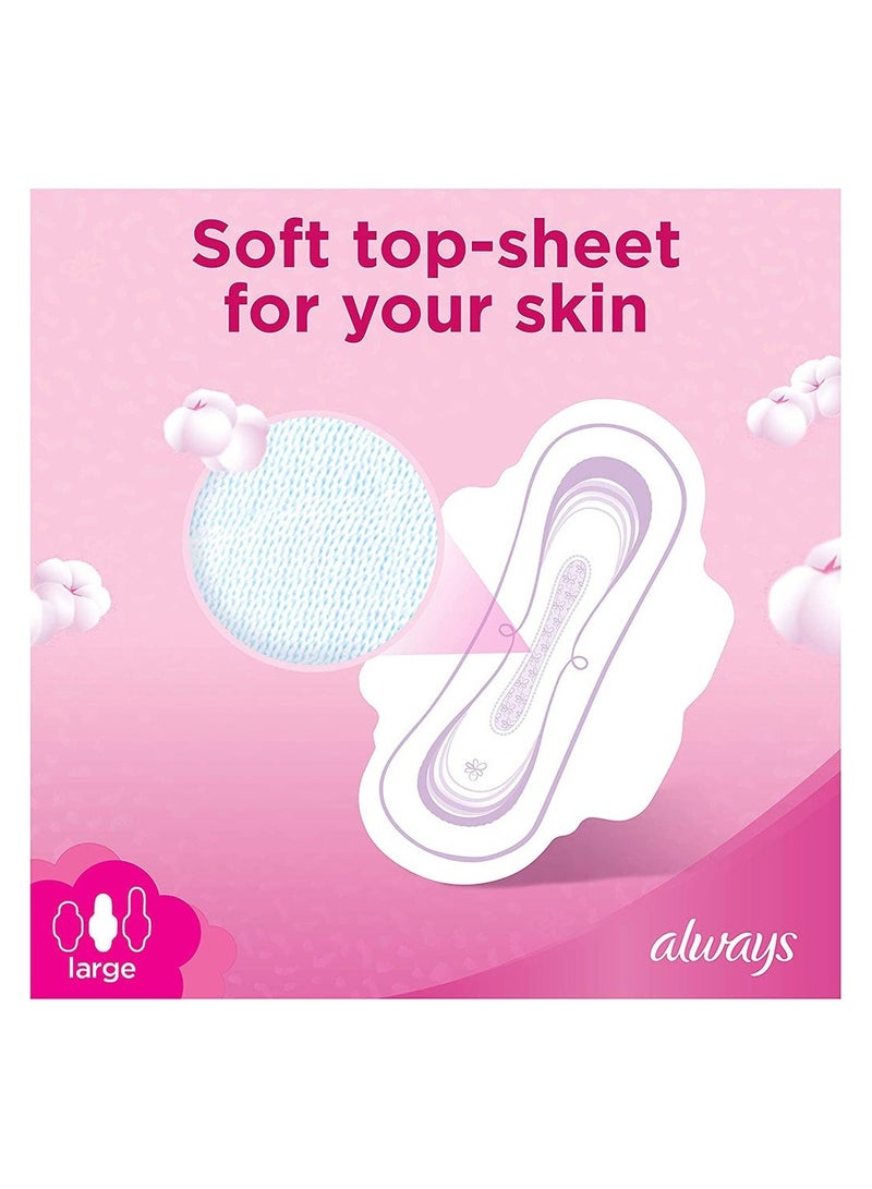 Always Cotton Soft Ultra Thin Large Sanitary Pads With Wings Pack Of 8'S - Image 3