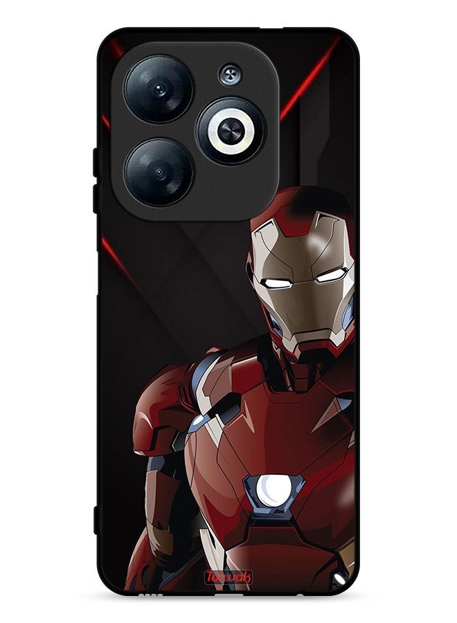 Tolwak Infinix Smart 8 4G Protective Case Cover Iron Man - Image 1
