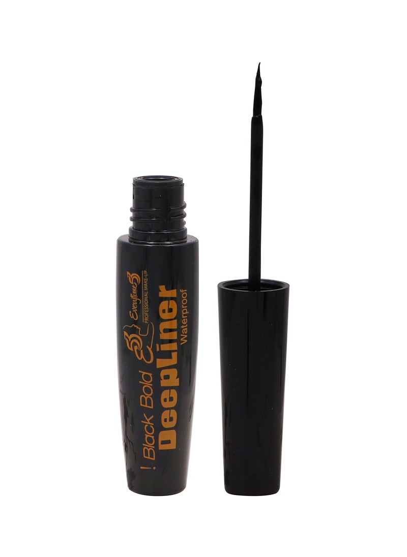Everytime53 Everytime53 Women's Black Bold Deepliner Waterproof Eyeliner 6ml  - Image 1