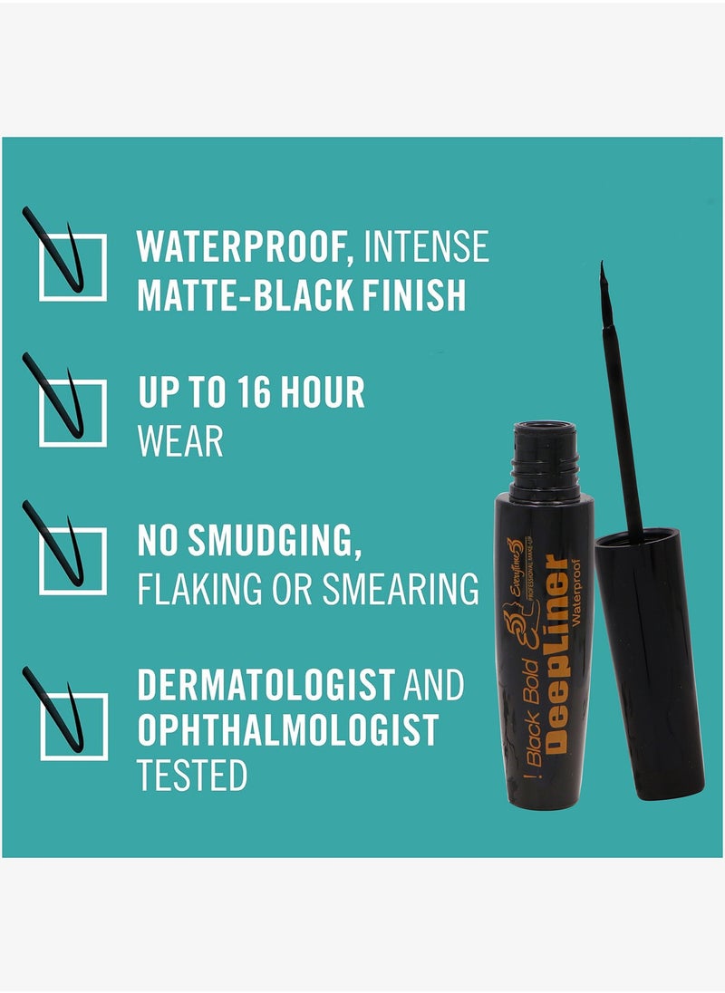 Everytime53 Everytime53 Women's Black Bold Deepliner Waterproof Eyeliner 6ml  - Image 3