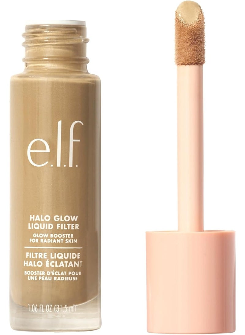 إلف فلتر سائل هالو جلو من إيلف، معزز للبشرة للحصول على مظهر مشرق وناعم، مع حمض الهيالورونيك، نباتي وخالٍ من القسوة، 3.5 متوسط، 31.5 مل - Image 1