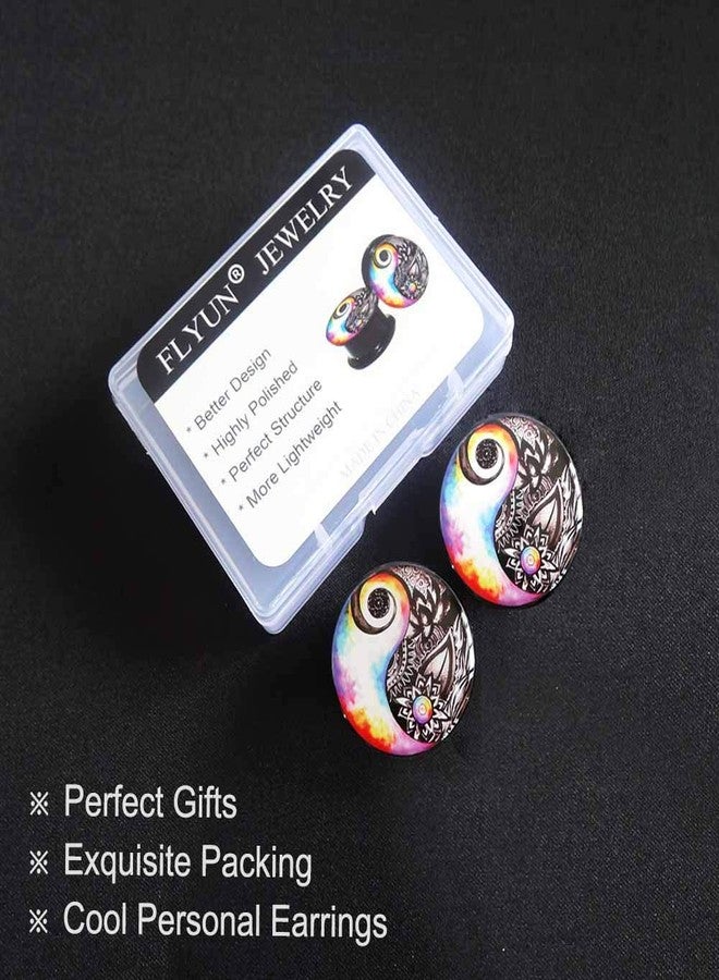 FLYUN Ear Gauges Plugs and Tunnels Ear Stretcher Expander 6mm-25mm Double Flared Screw Plug Piecing Jewelry (00G (10mm)) - Image 5