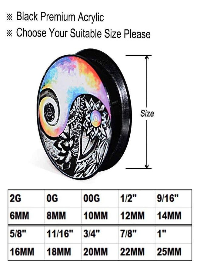 FLYUN Ear Gauges Plugs and Tunnels Ear Stretcher Expander 6mm-25mm Double Flared Screw Plug Piecing Jewelry (00G (10mm)) - Image 3