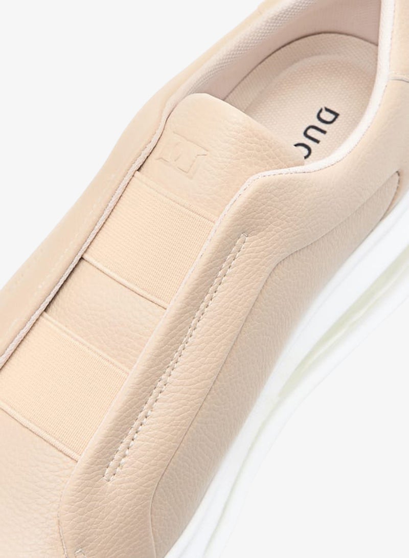 DUCHINI Men's Panelled Slip-On Loafers - Image 4