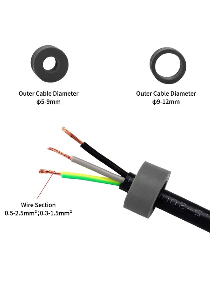 SYOSI Screw Free Outdoor Cable Connector, Waterproof Junction Box Screwless Cable Connector with Quick Installation, External Sleeve Coupler for Wire Diameter 9 - 12 mm, 3 Pole, Black, 4 Pack  - Image 5