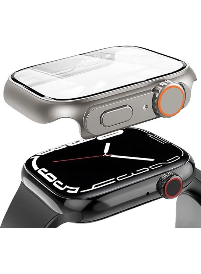 MSSM Ultra Thin Protective Case With Tempered Glass Screen Protector For Apple Watch Series 10/9, Full Coverage Ultra Protection Case For Apple Watch S10 42Mm - Image 3