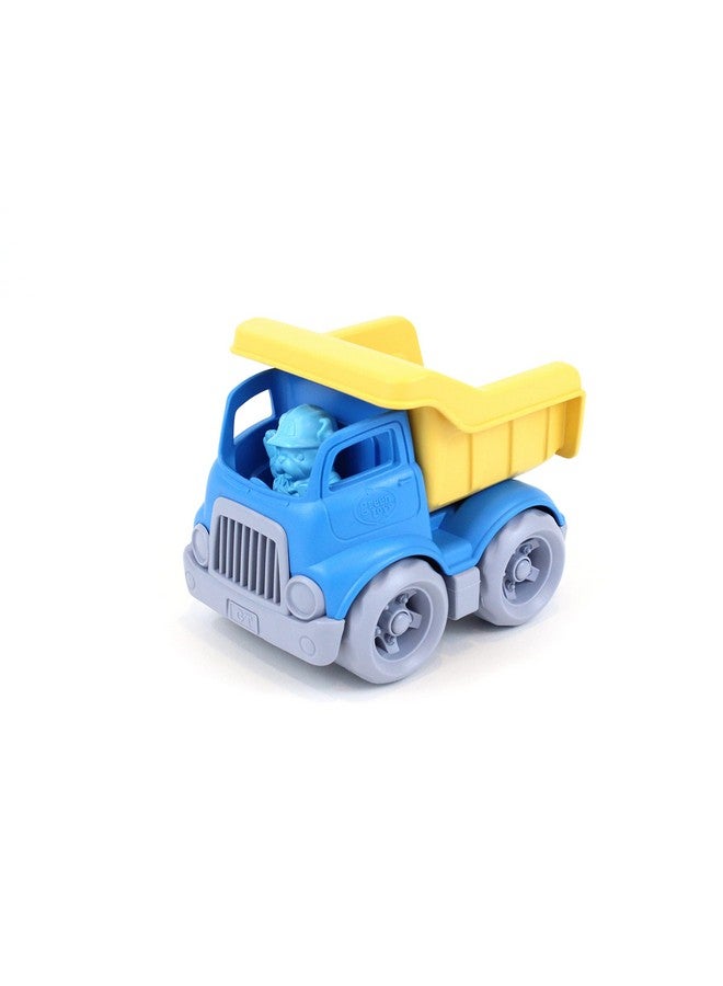 Green Toys Dumper Construction Truck Blue/ Yellow, 5.75x7.5x5.5, count of 2