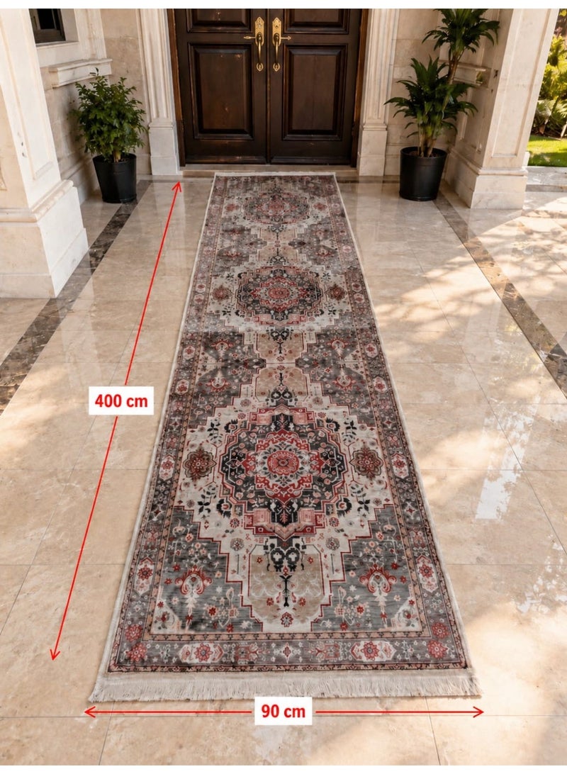 سجادة ممر طويلة 400 × 90 سم من نانو سيراميك – جودة عالية ومظهر أنيق - Image 4