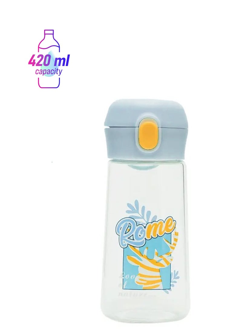 420ml كأس الرياضة واضح شرب زجاجة ماء الزجاج - Image 1
