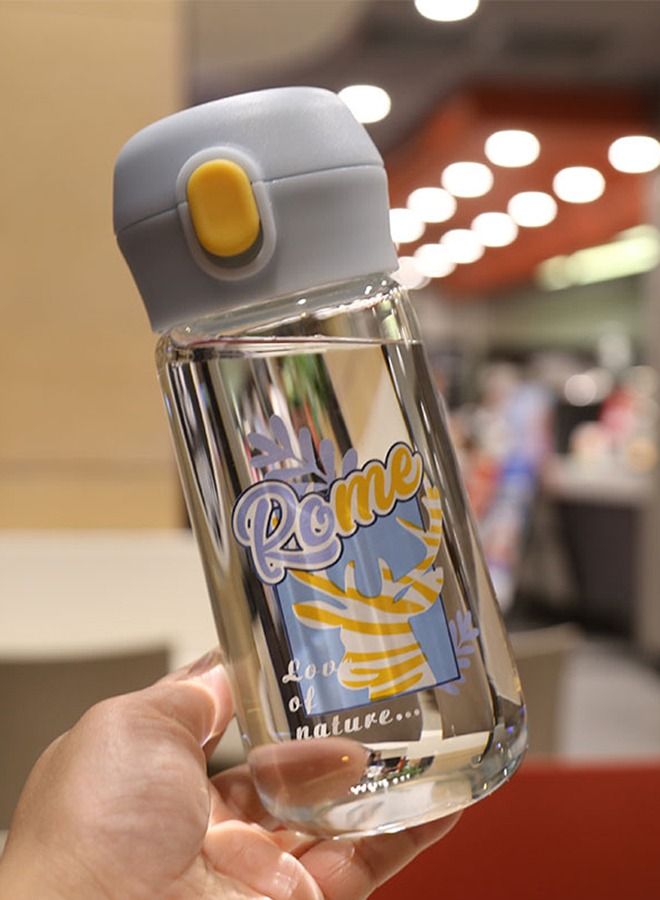 420ml كأس الرياضة واضح شرب زجاجة ماء الزجاج - Image 2