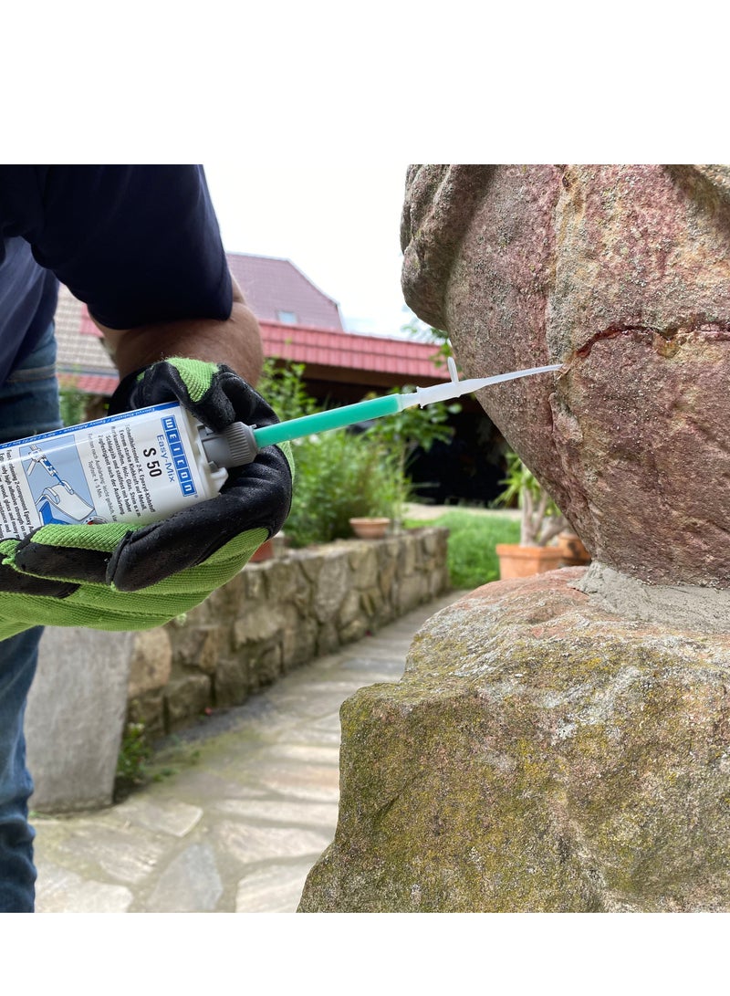 WEICON Easy-Mix S 50 | 50 ml | Epoxy Adhesive | 2-component adhesive transparent - Image 3