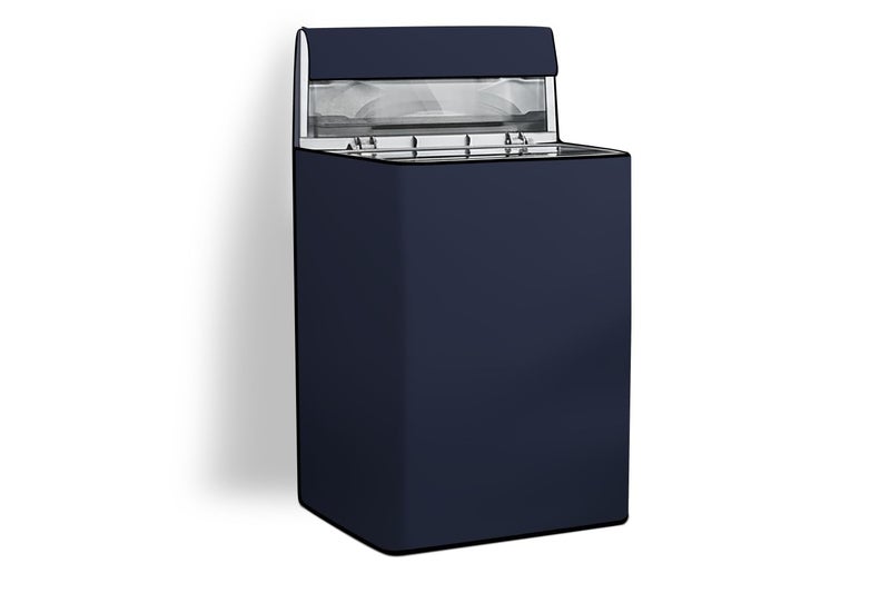 Wings Star Waterproof Top Load Fully Automatic Washing Machine Cover for 8 Kg, 8.5 Kg, 9 Kg, 9.5 Kg (Blue) - 63 x 63 x 93 cms - Image 1