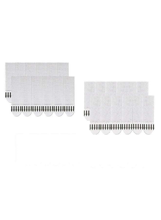 KIPSOME® 12 Pairs (24 Strips) Heavy Duty Picture Hanging Strips, Adhesive Wall Hanging Strips, Damage Free Picture Hangers No Nails, Removable Poster Strips for Canvas, Photos & Home Décor, 16*46mm - Image 1