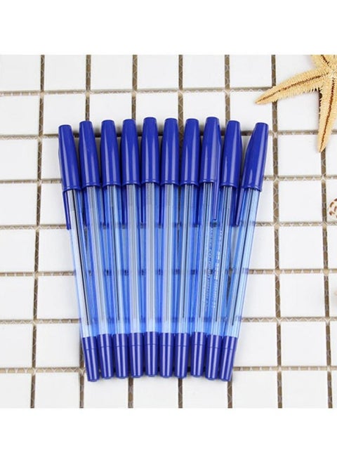 0.7mm Ballpoint Pens 40Pcs  Pen For School Office Home (Blue)