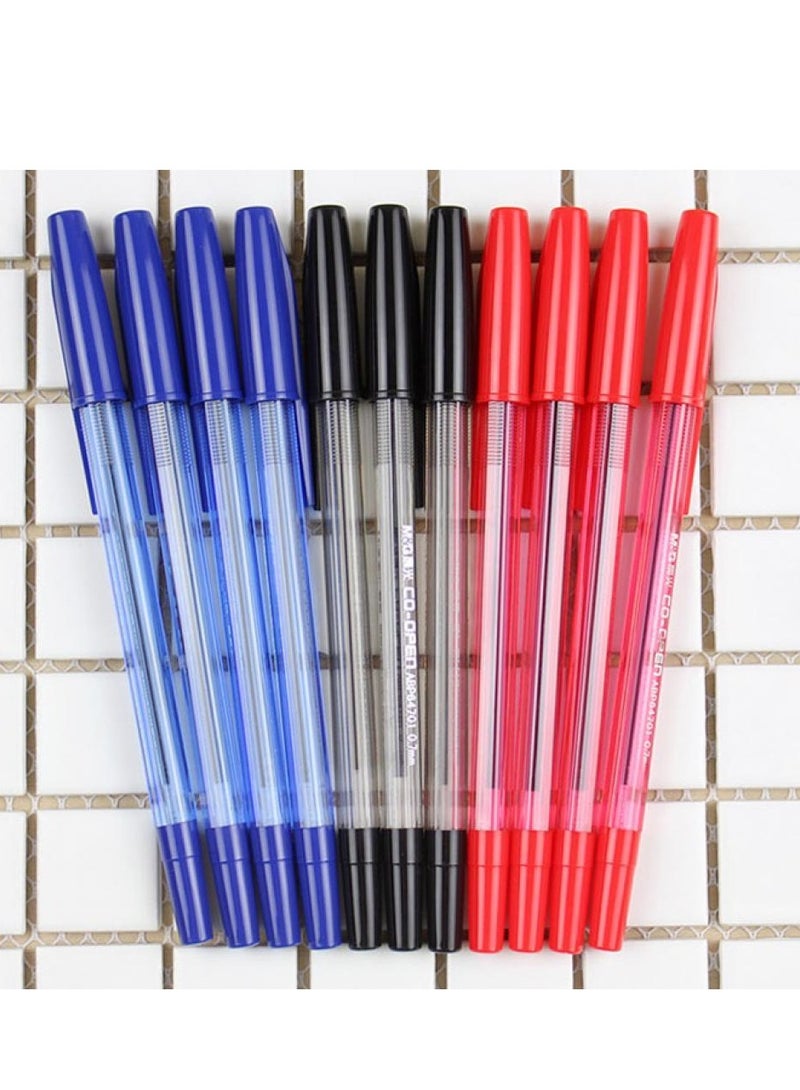 0.7mm Ballpoint Pens 40Pcs  Pen For School Office Home (Blue)