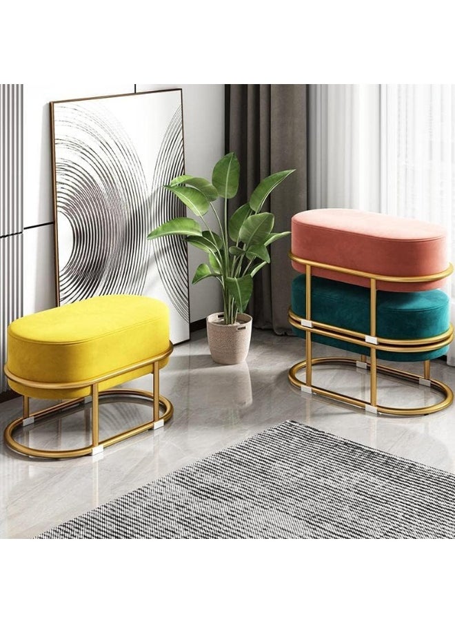 Generic - Velvet Living Room Chair Dining Room Fabric Chair With Black Legs For Restaurant Hotel and Office Visitor - Image 1