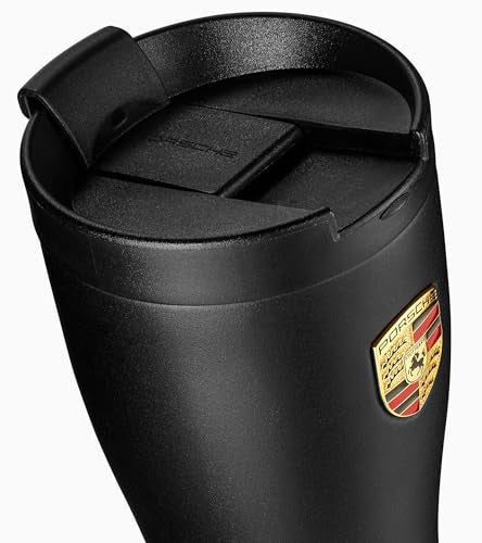 Porsche كوب قهوة حراري أسود غير لامع من بورشه - Image 2