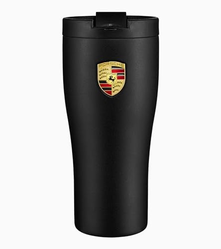 Porsche كوب قهوة حراري أسود غير لامع من بورشه - Image 4