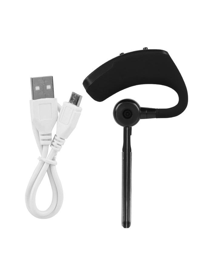 Thoraya PAVAREAL BT58 Business Bluetooth Headset Earpiece Voice Intelligent Answering (Black + Silver)  - Image 1