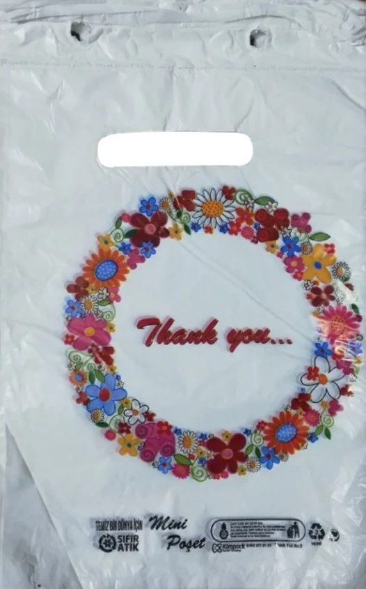 Kalbi Ticaret Kalpi Ticaret White Bag 100 Pcs No 0 Reinforced Bag 20 x 30 cm Passed Printed Block Bag