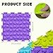 Anjinwiper 8 Pcs Sensory Mats Sensory Tiles Puzzle Floor Mat for Kids Sensory Room ItemsDifferent Patterns and Colors Silicone Massage - Image 4
