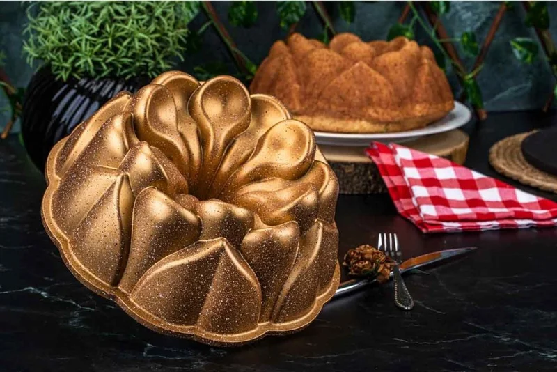 تي اي Tac Nilüfer Cast Granite Cake Mold