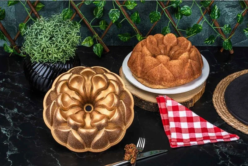 تي اي Tac Nilüfer Cast Granite Cake Mold