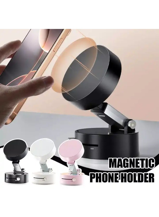 2025 popular product, multifunctional rotatable, magnetic suction disk car navigation phone holder - black  - Image 3