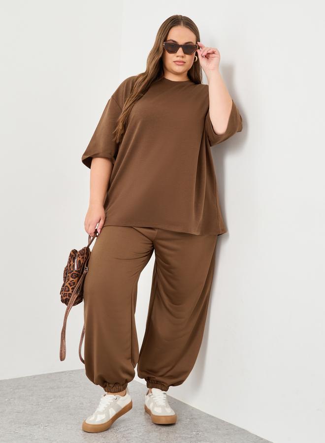 ستايلي بلس جوجرز بأساور وخصر مطاطي - Image 1