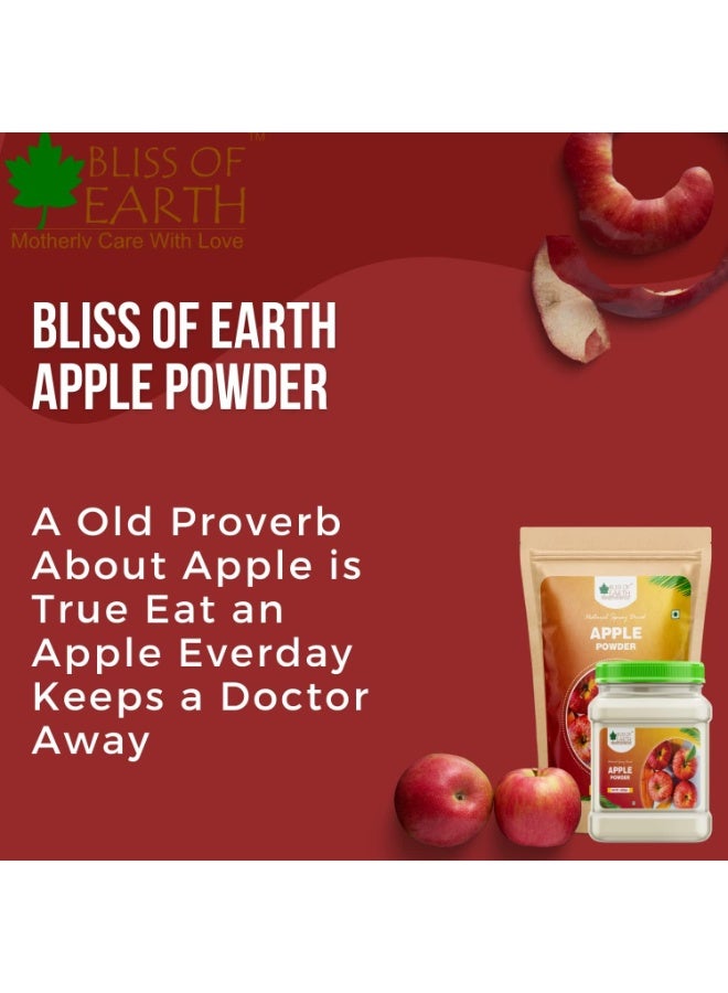 BLISS OF EARTH 400Gm Apple Powder natural Spray Dried Great for Smoothie | Apple juice | apple pie | Cake | Ice Cream - Image 3