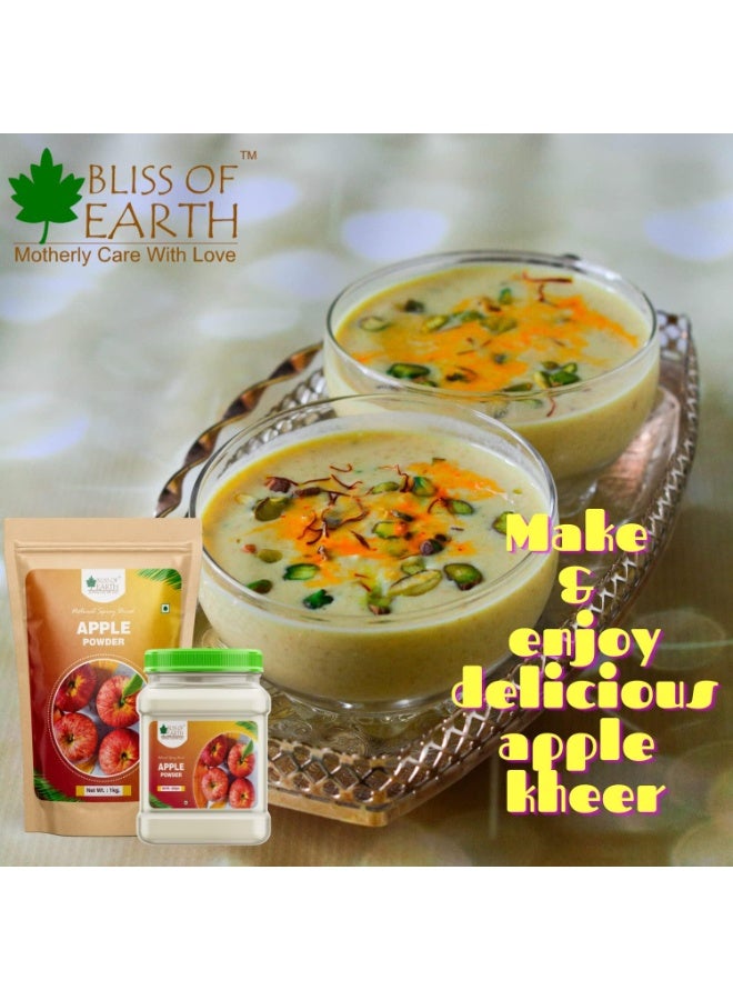 BLISS OF EARTH 400Gm Apple Powder natural Spray Dried Great for Smoothie | Apple juice | apple pie | Cake | Ice Cream - Image 5