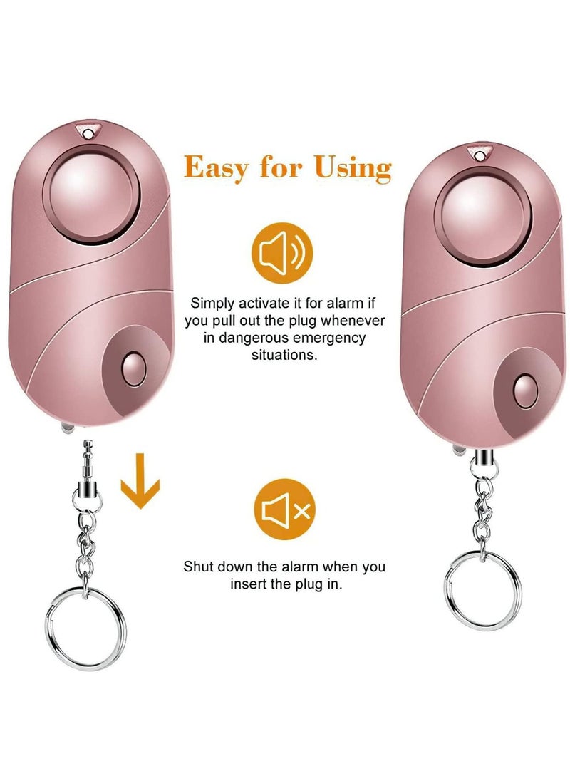 Y&D Alarm for Women, 130dB Self Defense Siren Song Keychain with LED Light, Safe Sound Personal Safety Emergency(3 Pack)  - Image 4