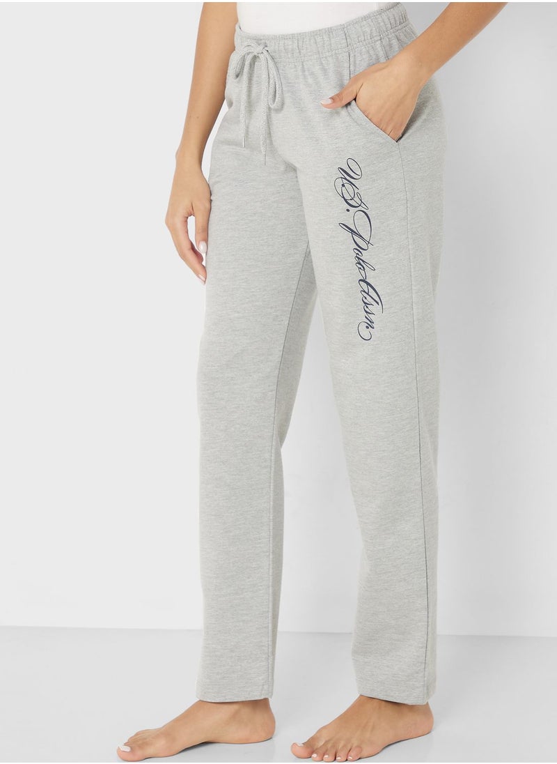 U.S. Polo Assn. - High Waist Logo Pyjama Set - Image 1