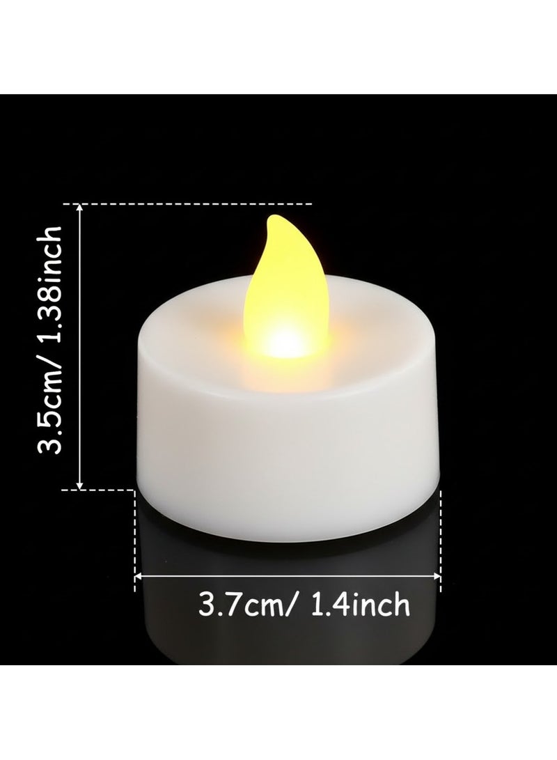 ZAYO LED Tealight Candles Battery Operated Flameless Tea Light Candles for  Home & Table Decoration, Diwali, Festival & Wedding Party Decor Lights - 6 Pieces Pack - Image 4