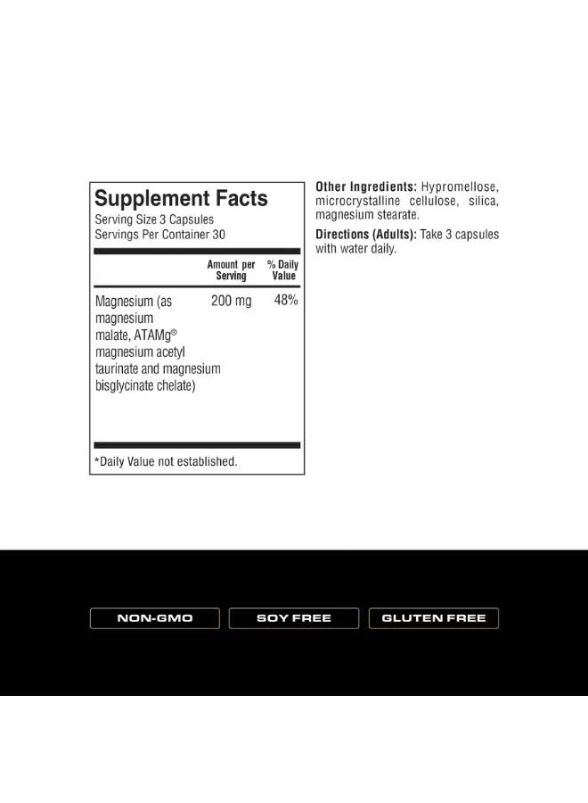 Spoken Mag 3 90 Capsules (30 Servings) – Triple Magnesium Complex for Muscle Function, Recovery & Relaxation - Image 4