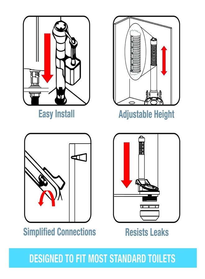 Danco 12097 Universal Water-Saving 3-inch Toilet Flush Valve, Fixes Running Toilet from Leaky Flapper - Image 3