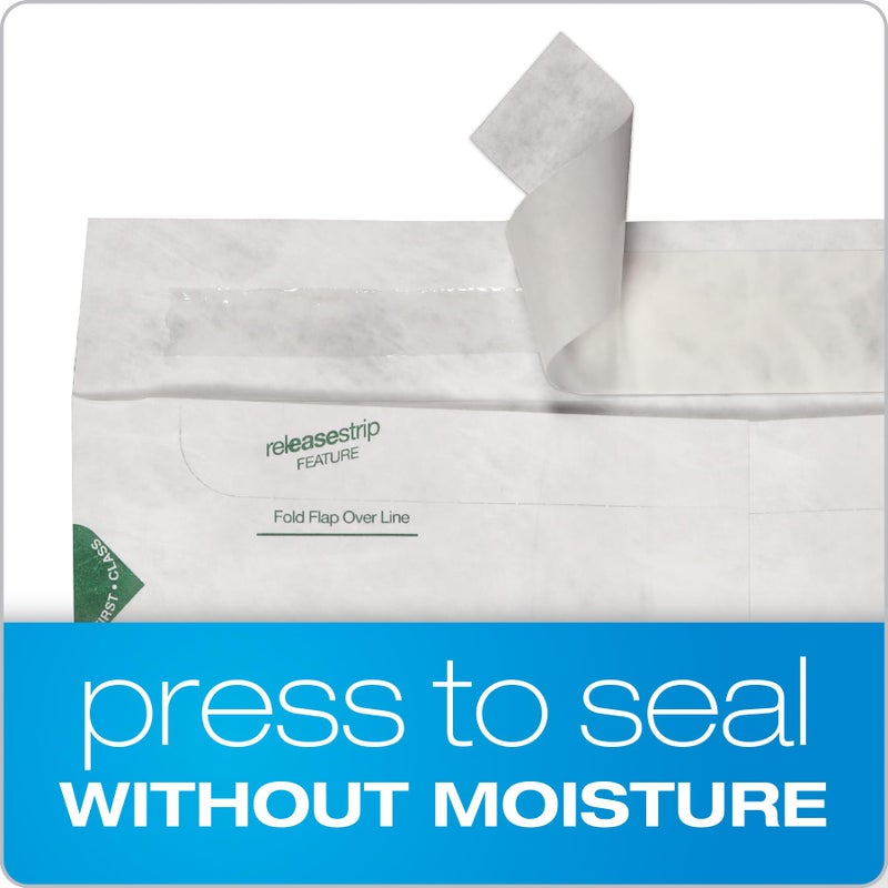 Quality Park R1590 Survivor Tyvek USPS First Class Mailer, 10 x 13, White, Pack of 100 - Image 5