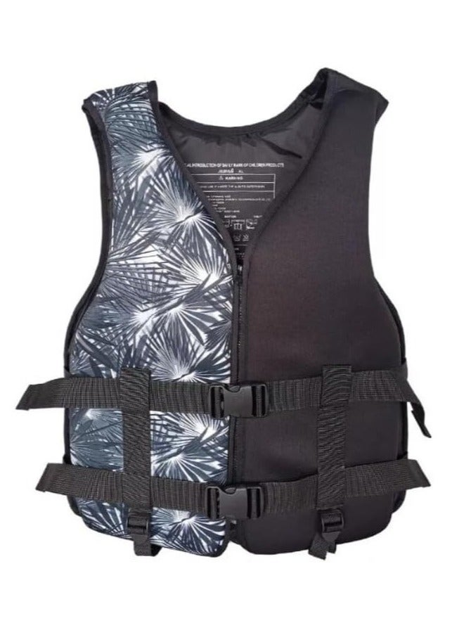 REBENUO Swimming jacket, latest style, safety jackets, size Large (black) - Image 1
