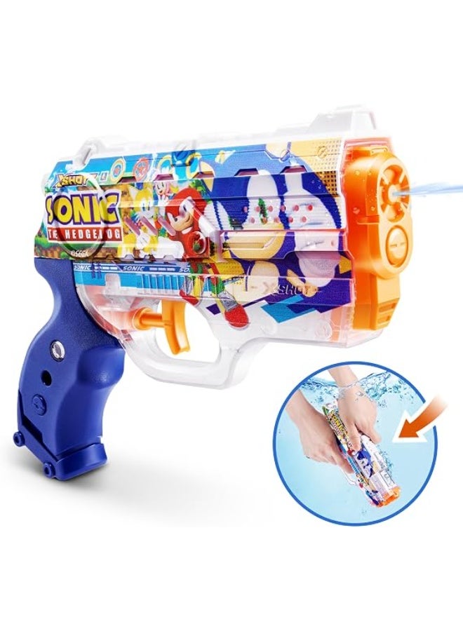 x_shot مسدس ماء زورو إكس-شوت فاست-فيل سكينز سلسلة 1 نانو بلاستر، سونيك ذا هيدجهوج - Image 2