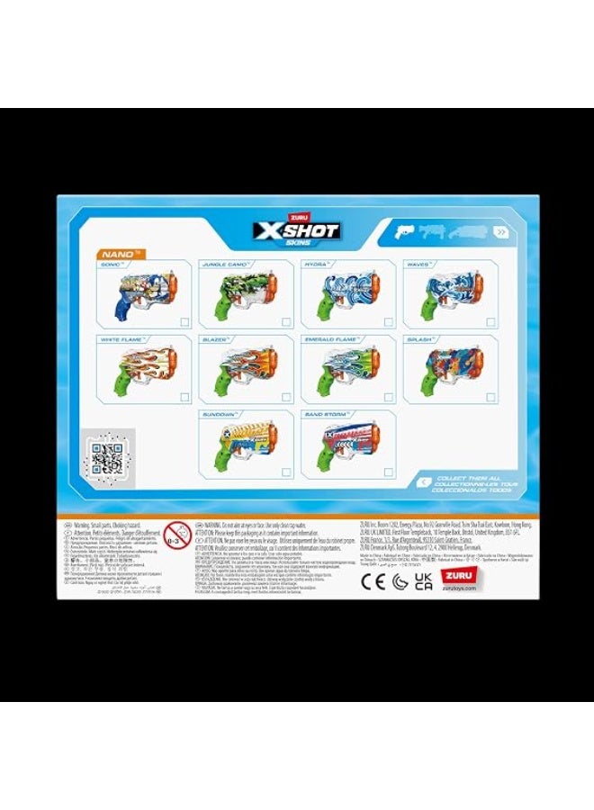 x_shot مسدس ماء زورو إكس-شوت فاست-فيل سكينز سلسلة 1 نانو بلاستر، سونيك ذا هيدجهوج - Image 5
