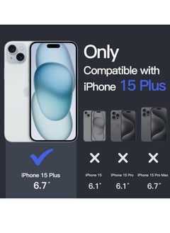 Houmt iPhone 15 Plus Cover 6.7 Inch Soft Slim Transparent TPU Silicone Yellowing Resistant Thin Protective Phone Case for Apple iPhone 15 Plus  - Image 2