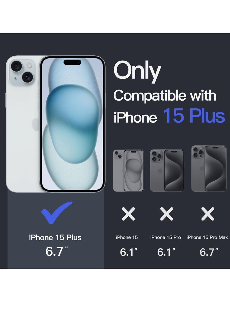 Houmt - iPhone 15 Plus Cover 6.7 Inch Soft Slim Transparent TPU Silicone Yellowing Resistant Thin Protective Phone Case for Apple iPhone 15 Plus - Image 1