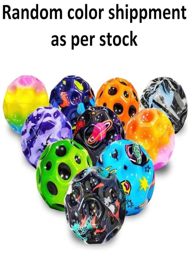 PN AVAN Moon Ball for Kids - Soft Bouncing, Jumping & Bounce Ball Toys for Kids Age 2-5 Years | Indoor Outdoor Activity Toy | Colorful Option for Toddlers Multicolour Pack of 8 - Image 2