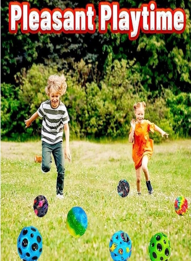 PN AVAN Moon Ball for Kids - Soft Bouncing, Jumping & Bounce Ball Toys for Kids Age 2-5 Years | Indoor Outdoor Activity Toy | Colorful Option for Toddlers Multicolour Pack of 8 - Image 4