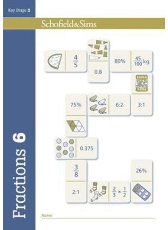 Fractions Decimals and Percentages Book 6 Year 6 Ages 10 11 - Paperback