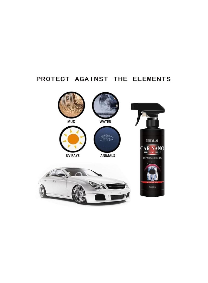 Beauenty Nano Car Scratch Repair Spray, Car Scratch Repair Spray, 2023 Quick Perfect Fix Scratch Spray, Nano Ceramic Crystal Coating Car Fine Scratch Removal Spray (50ml,1Pcs)  - Image 4
