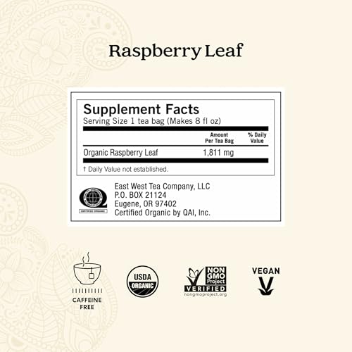 Yogi Tea Raspberry Leaf Tea 16 Tea Bags per Pack 6 Packs Supports Womens Health Healthy Pregnancy and Menstrual Cycles CaffeineFree Herbal Tea Made from Organic Raspberry Leaves - Image 5